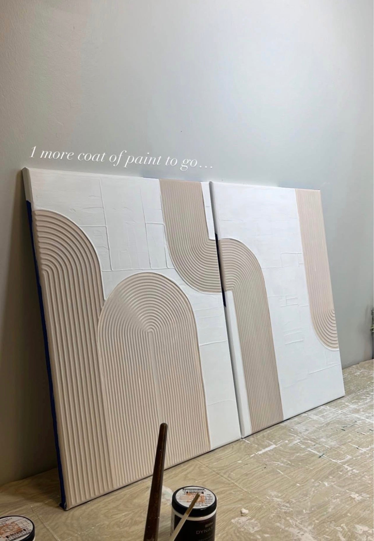 Double tableau texturée #17