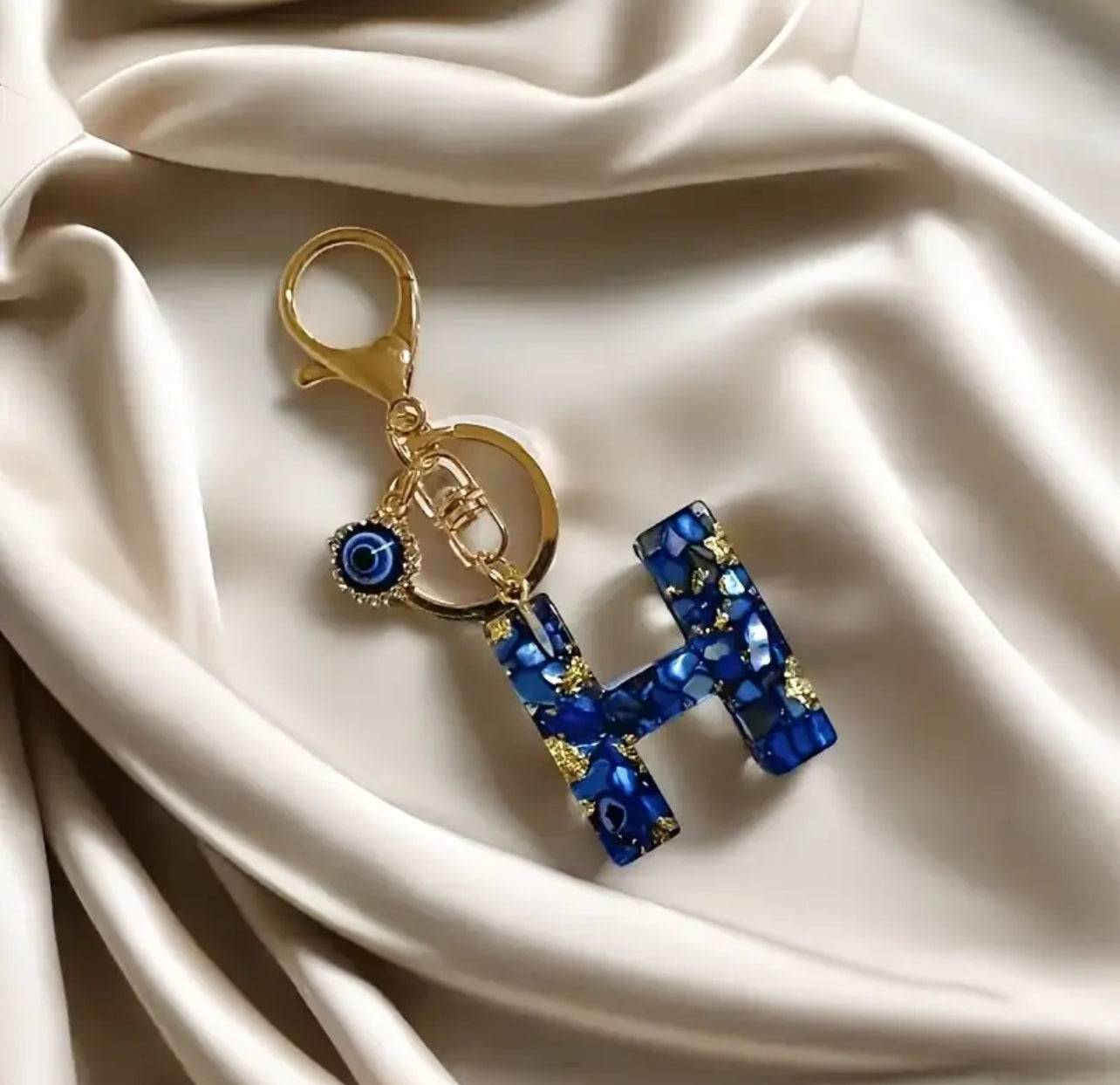 Porte clé initial en résine