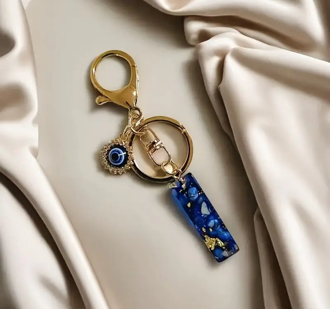 Porte clé initial en résine