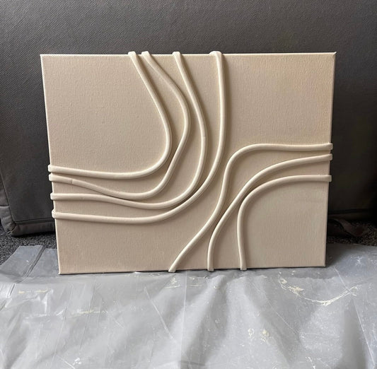 Tableau Style “Abstrait Organique “ Modèle #2 (Rectangle)