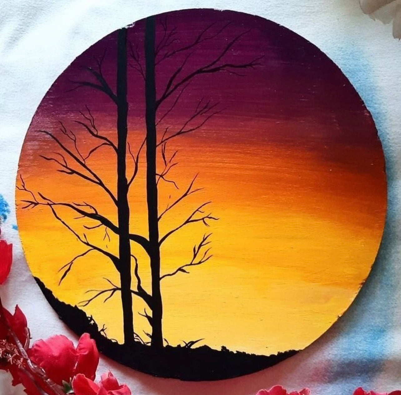 Tableau Paysage Modèle #1 (Rond)