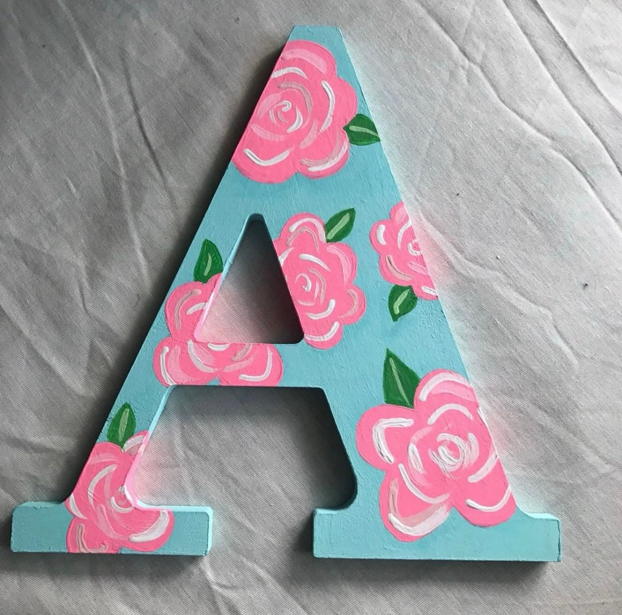 Lettre personnalisable en bois