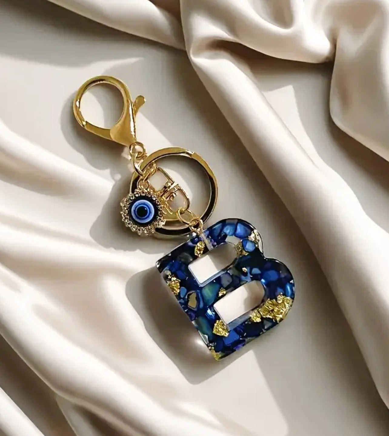 Porte clé initial en résine