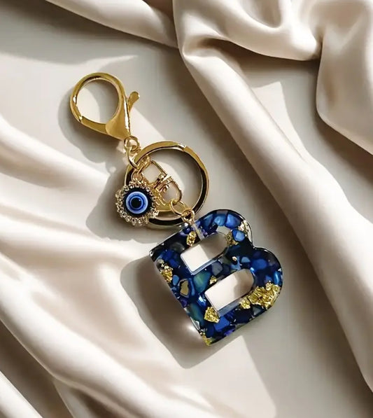 Porte clé initial en résine