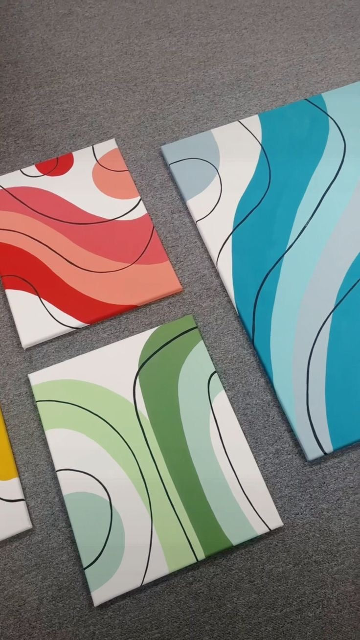 Tableau Style “Abstrait Néon “ Modèle #1