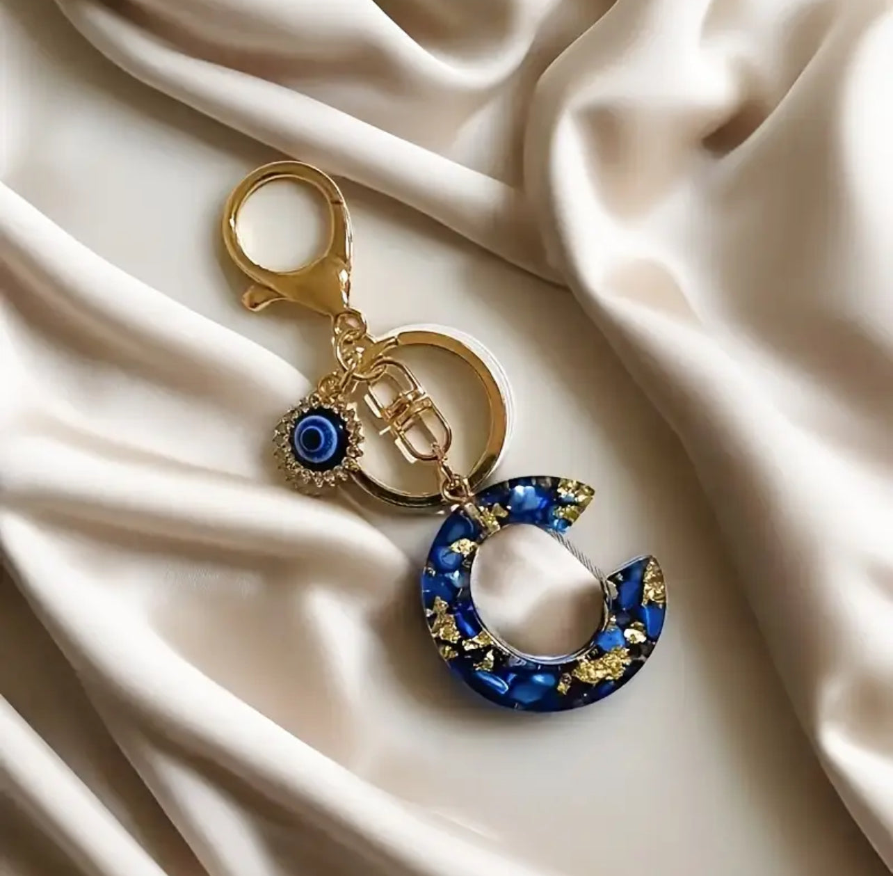 Porte clé initial en résine