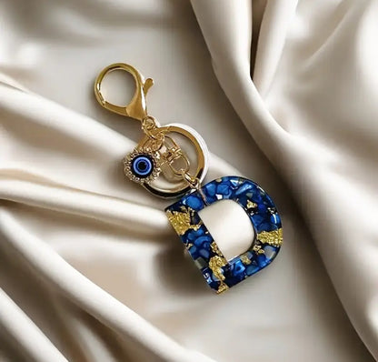 Porte clé initial en résine