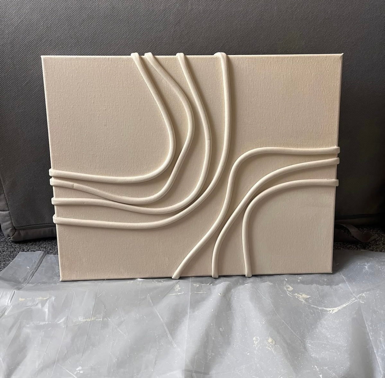 Tableau Style “Abstrait Organique “ Modèle #2 (Rectangle)